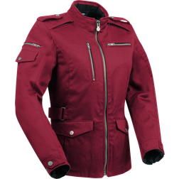 Segura Chaqueta Textil Impermeable Mujer - Rojo Oscuro