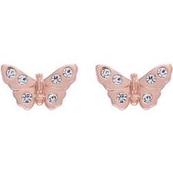 Olivia Burton Kvinnors 3D Butterfly Samling Stud Örhängen - Rose Gold