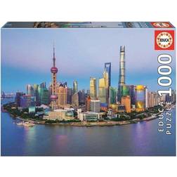 Educa Puzzle Shanghai Skyline at Sunrise 1000 Pieces