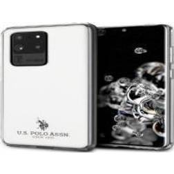 U.S. Polo Samsung Galaxy S20 Ultra Cover med Logo Hvid