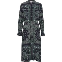 Tommy Hilfiger Bandana Vis Midi Shirt Dress - FR 34