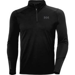 Helly Hansen Capa Base Con Media Cremallera Lifa Active Negro Gris - Black