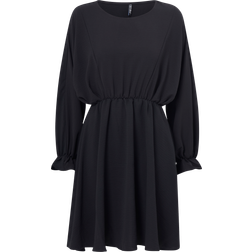 Pieces Flore LS O Neck Dress