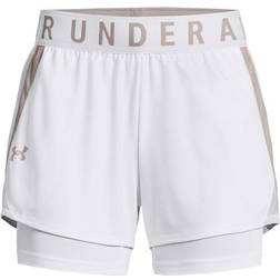 Under Armour Play Up 2-in-1 Shorts Mujeres - Rojo Oscuro