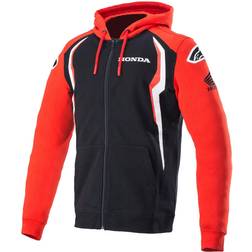 Alpinestars MC-Hættetrøje Honda Zip - Rød/Sort