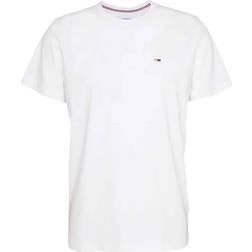 Tommy Jeans – t-shirt med flagglogga-Vita