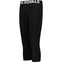 Mons Royale Cascade Merino Flex 200 3/4 Legging - Black