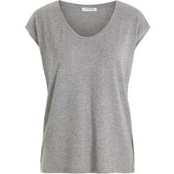 Pieces Glitter T-shirt - Light Gray Melange