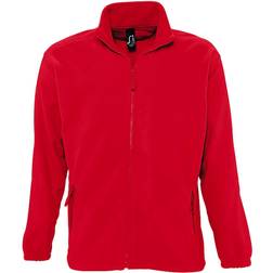 Sol's North Full Zip Outdoor Fleece Jacket - Red