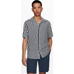 Only & Sons short sleeve shirt in vertical stripe