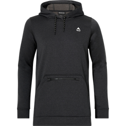 Burton Oak Long Hoodie - True Black Heather