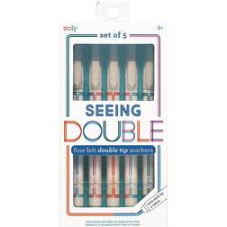 Ooly Seeing Double Fine Double Tip Markers Set of 5