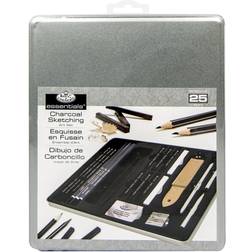 Royal & Langnickel Medium Charcoal Art Set W/Tin