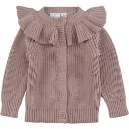 The New TNSOlly Collar Cardigan - Rose dust