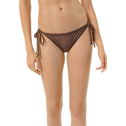 Michael Kors Logo Bikini Bottom - Chocolate