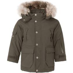 Ver De Terre Eskimo Jacket with Fur - Dark Moss (302-867)