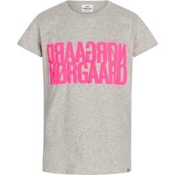 Mads Nørgaard Tuvina Single Organic T-shirt - Grey Melange (201692-14)