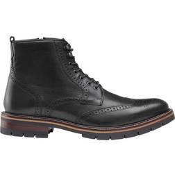 Johnston & Murphy XC Flex Cody Wingtip Zip - Black Full Grain