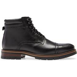 Johnston & Murphy XC Flex Cody Cap Toe Lace-Up - Black Full Grain