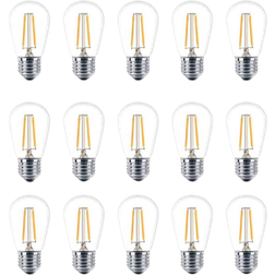 Brightech Edison LED Lamps S14 15-pack