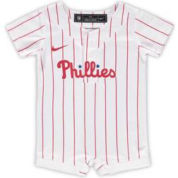 Nike Philadelphia Phillies Official Jersey Romper - White