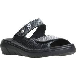 Wolky Cyprus - Anthracite Mini Croco