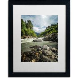 Trademark Fine Art PSL0328-B1620MF "Waterland" by Philippe Sainte-Laudy 20" x 16" FRM WHT MTD Photo Frame