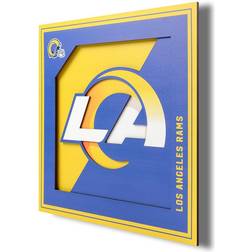 YouTheFan Los Angeles Rams Framed Art 12x12"