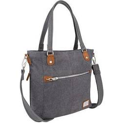 Travelon Anti-Theft Heritage RFID-Blocking Tote Bag, Grey