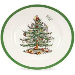 Spode Christmas Tree Salad Dish 4pcs