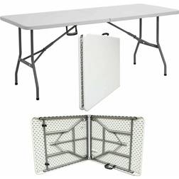 Leisurewize Folding Blow Moulded Trestle Table 6ft