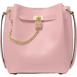 Michael Kors Hamilton Legacy Medium Leather Messenger Bag - Pink