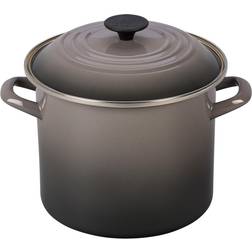 Le Creuset Oyster Enameled Steel with lid 2 gal 8.75 "