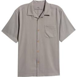 Tommy Bahama Coastal Breeze Silk Blend Button-Up Shirt - Shadow