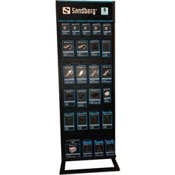 Sandberg Alu Slatwall Display 2-Sided