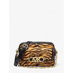 Michael Kors Parker Medium Tiger Print Calf Hair - Marigold