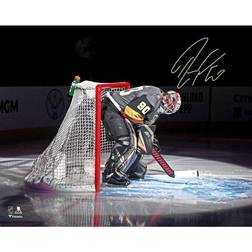 Fanatics Vegas Golden Knights Robin Lehner Autographed Pregame Photograph