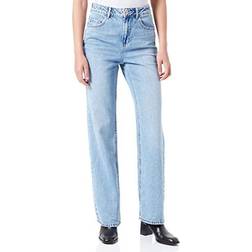 Vero Moda High Waist Straight Leg Jeans - Blue