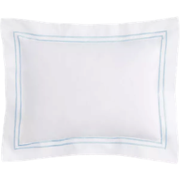 SFERRA Grande Hotel Boudoir Copricuscino Bianco, Blu (40.64x30.48cm)