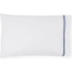 SFERRA Grande Hotel Pillow Case White, Blue (106.68x55.88cm)