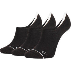 Calvin Klein Women's Footies High Cut Socks 3-pack - Black