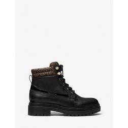 Michael Kors Turner Leather and Logo Boot( 40F2TUFE8L)