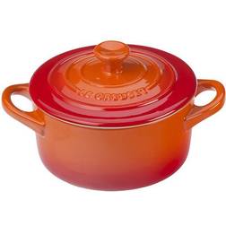 Le Creuset Cerise Mini Round Cocotte with lid 0.06 gal 3.5 "