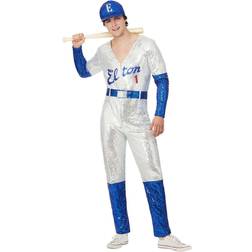 Smiffys Elton John Basebollspelare Deluxe Maskeraddräkt