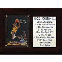 C&I Collectibles Los Angeles Lakers 6'' x 8'' Plaque Magic Johnson 32