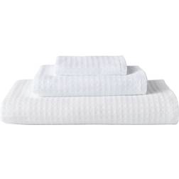 Uchino Waffle Guest Towel Gray, White (76.2x50.8cm)