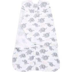 HALO Sleep Innovations Micro-Fleece Swaddle Wrap Elephant 1.5 TOG