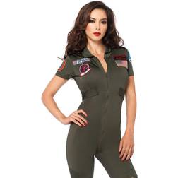 Leg Avenue Top Gun Costume Flight Suit