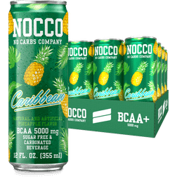 Nocco BCAA+ Caribbean Caffeine-Free 330ml 24 st
