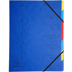 Exacompta Exacompta Europa 7-Part Organiser A4 Blue 5219Z